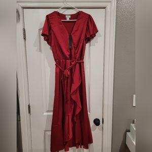 **New**Flowy Fushia Nicole Miller Dress